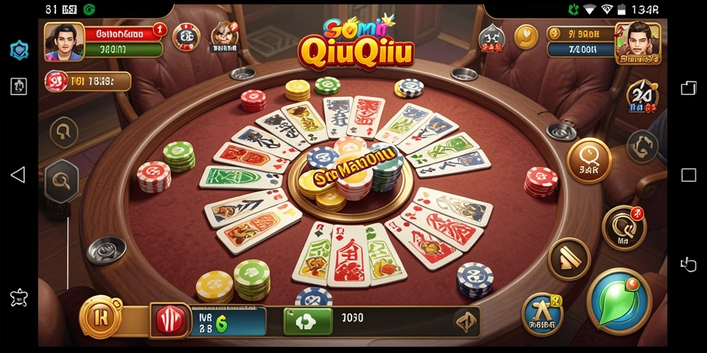 Gameplay 34R menampilkan tantangan seru QiuQiu.