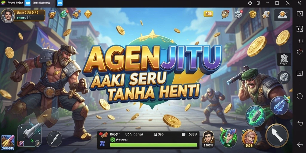 Gameplay seru AGENJITU dengan aksi mendebarkan.