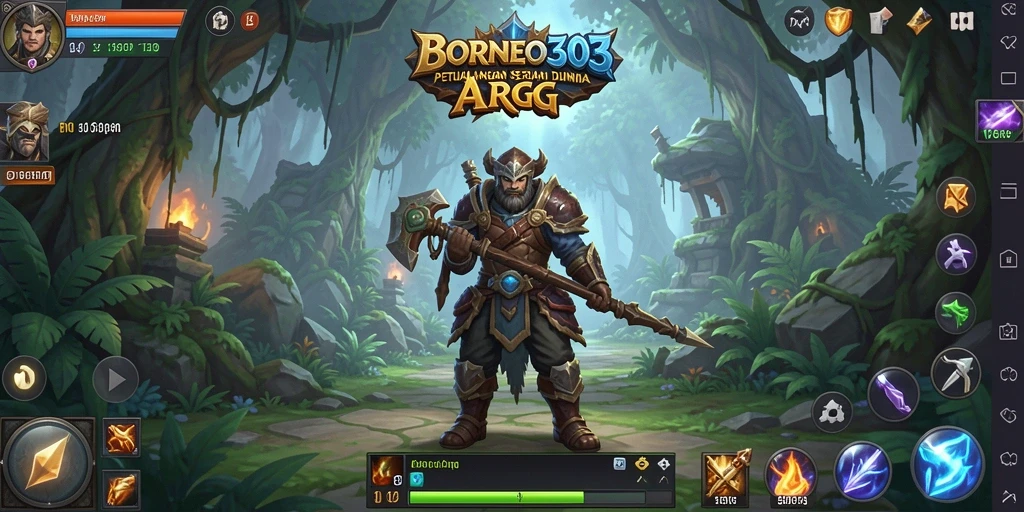 Gameplay seru dengan pertarungan dinamis di Borneo303.