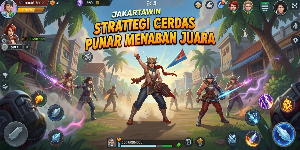 Tampilan gameplay menarik dan strategi dalam JAKARTAWIN.