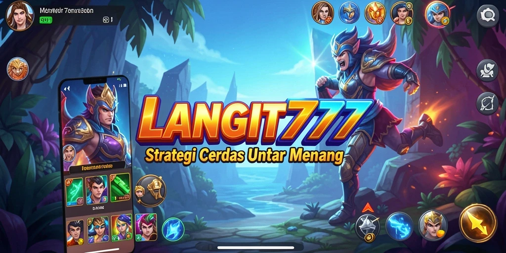 Tampilan gameplay LANGIT777 yang menarik dan strategis.