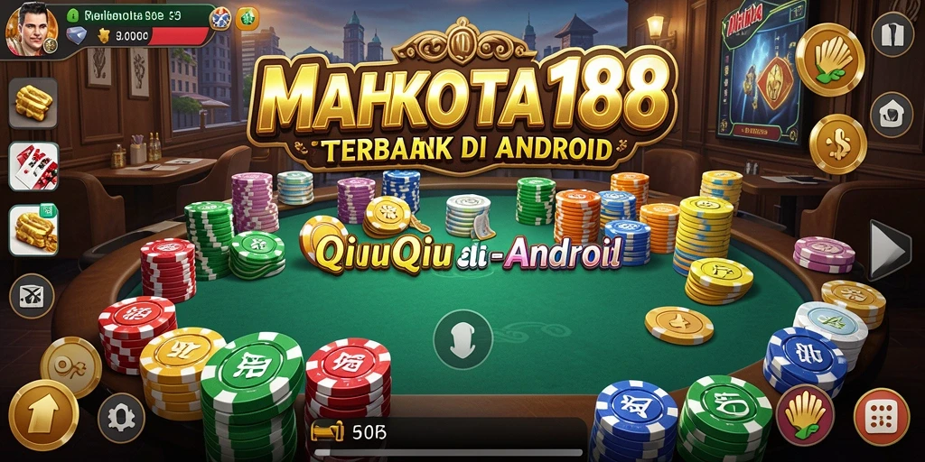 Tampilan gameplay seru QiuQiu di MAHKOTA188.
