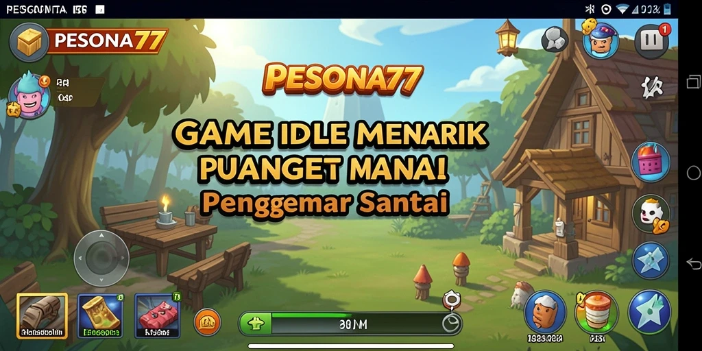 Tangkapan layar utama PESONA77 menampilkan gameplay yang santai dan menyenangkan.