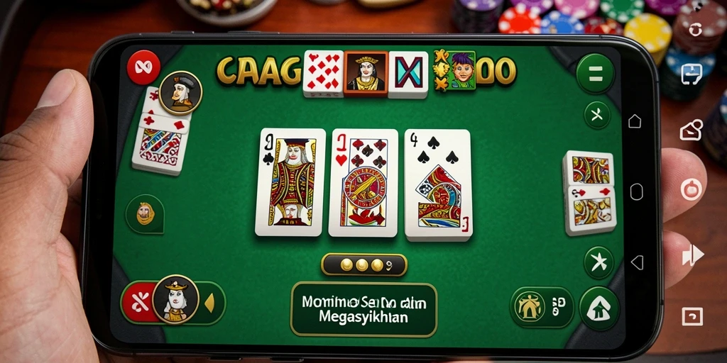 Tampilan gameplay PP7 dengan aksi domino yang seru.