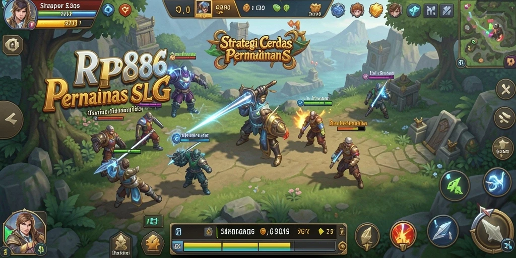 Tampilan menarik dari gameplay strategis RP886 yang menantang.