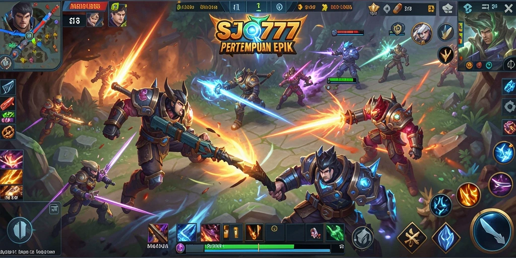 Screenshot pertarungan seru di SJO777 dengan grafik menawan.