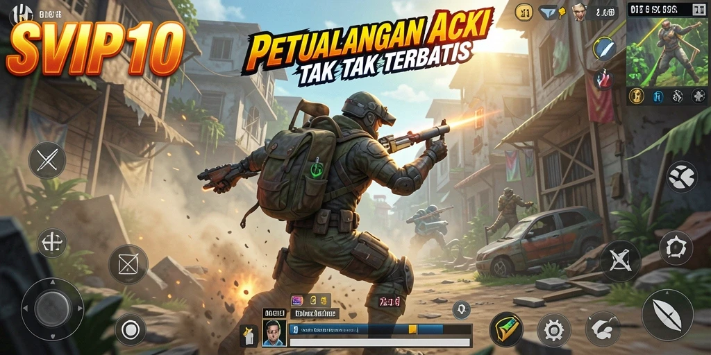 Gameplay mendebarkan SVIP10 dengan aksi penuh adrenalin.